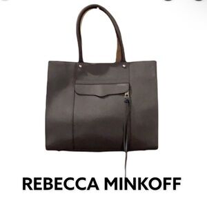 Authentic Rebecca Minkoff designer large leather tote bag purse